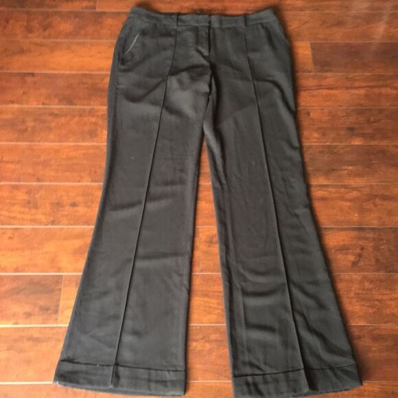 BCBGMaxAzria Pants - BCBG MAXAZRIA "Solo" PolyBlend Vertical-Seam Pants